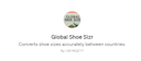 Logo of Global Shoe Sizr